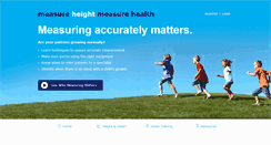 Desktop Screenshot of measureheight.com
